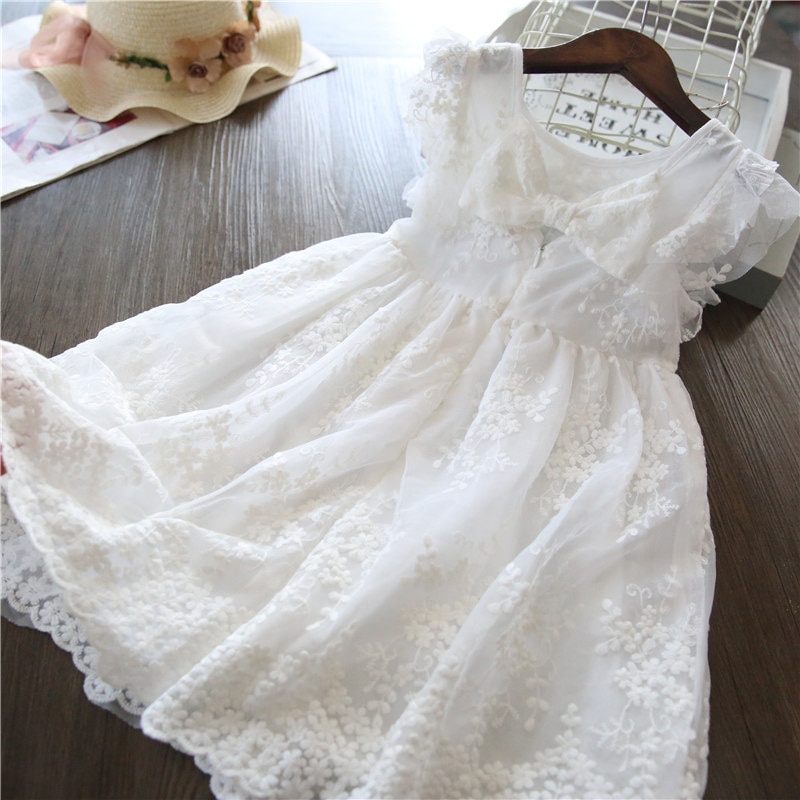 Girls Lace Dress New Floral Kids Dresses For Girls Princess Dress Children Clothes Girls Dress Casual Wear 3 8Y Vestido Infantil