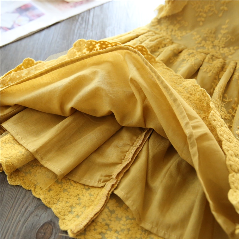 Girls Lace Dress New Floral Kids Dresses For Girls Princess Dress Children Clothes Girls Dress Casual Wear 3 8Y Vestido Infantil