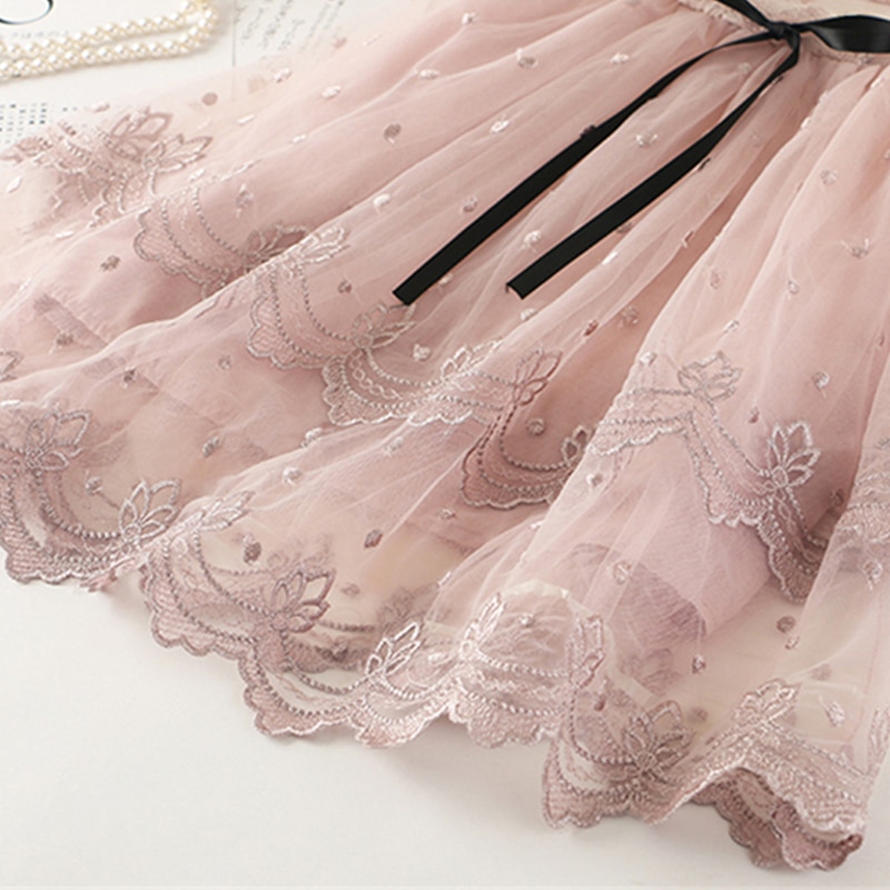 Girls Lace Dress New Floral Kids Dresses For Girls Princess Dress Children Clothes Girls Dress Casual Wear 3 8Y Vestido Infantil