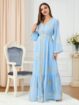 light blue dress