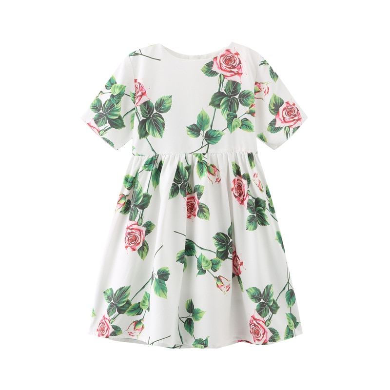Kids Party Dresses For Girls Printed Evening Princess Girls Dresses Birthday Young Girls Clothes Vestido Menina Children Dresses