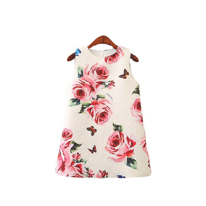 Kids Party Dresses For Girls Printed Evening Princess Girls Dresses Birthday Young Girls Clothes Vestido Menina Children Dresses