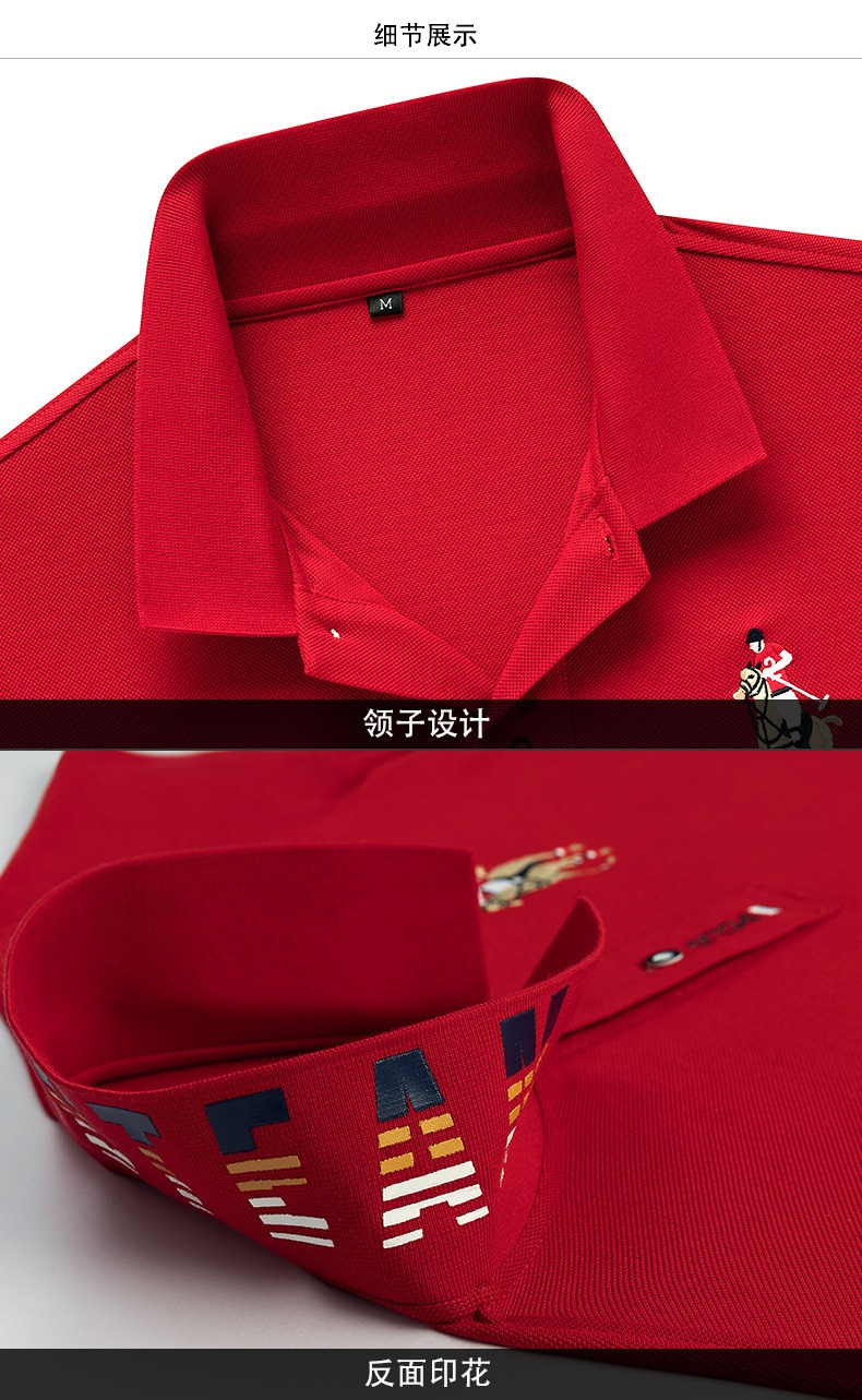 New Summer Breathable Jacket Luxury Men's Cotton Embroidered Business Short Sleeve POLO Shirt Solid Color Lapel Men Casual